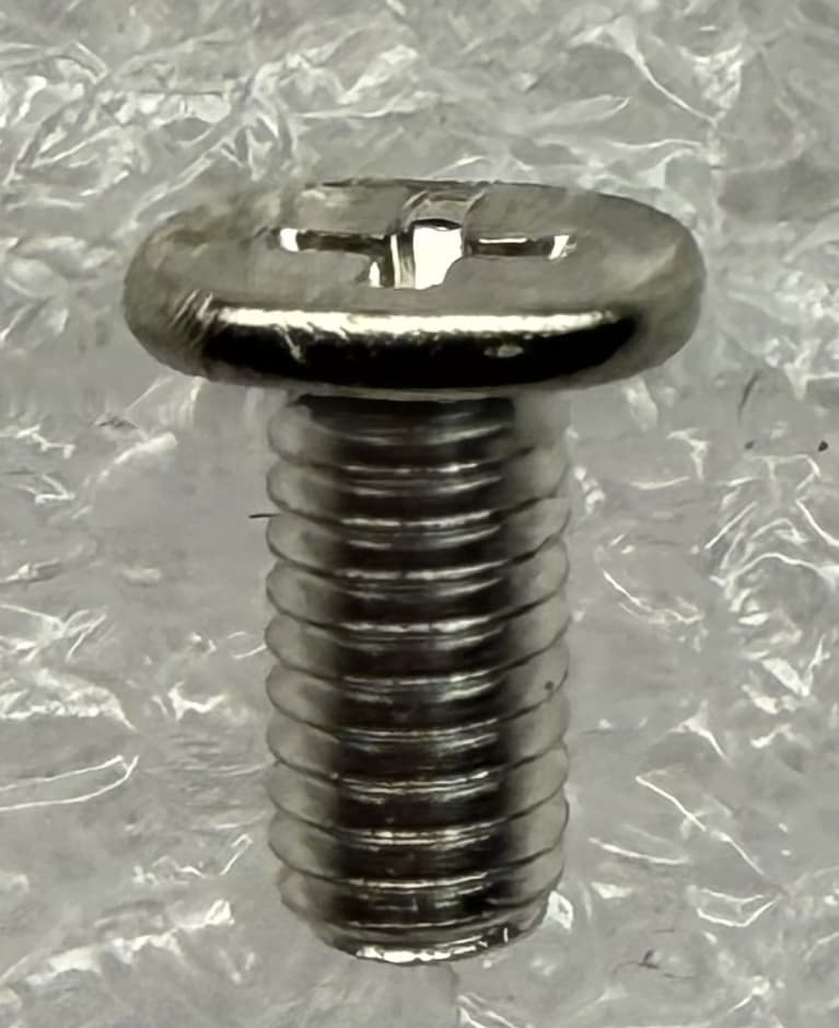 평 M M1.2×2mm 니켈 마이크로나사 - MiniBolt