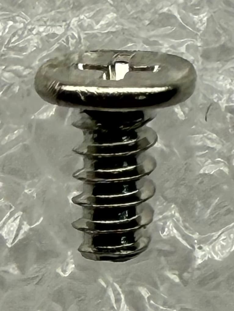 평 T M1.2×3mm 니켈 평머리 니켈 마이크로 스크류 - M1.2x3mm SWCH18A 탄소강