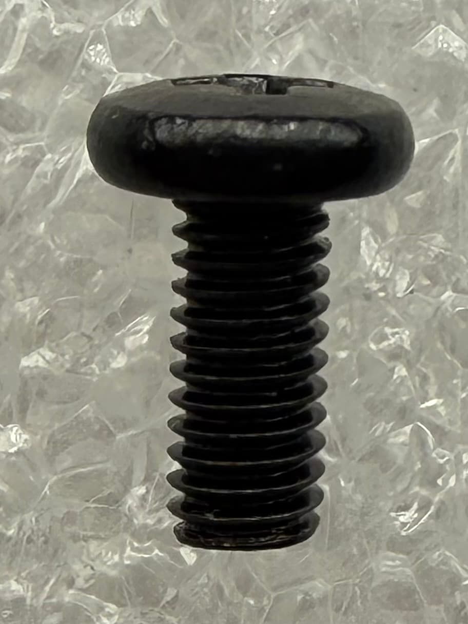 BH M M2×2mm 블랙 바인드헤드 마이크로나사 - MiniBolt