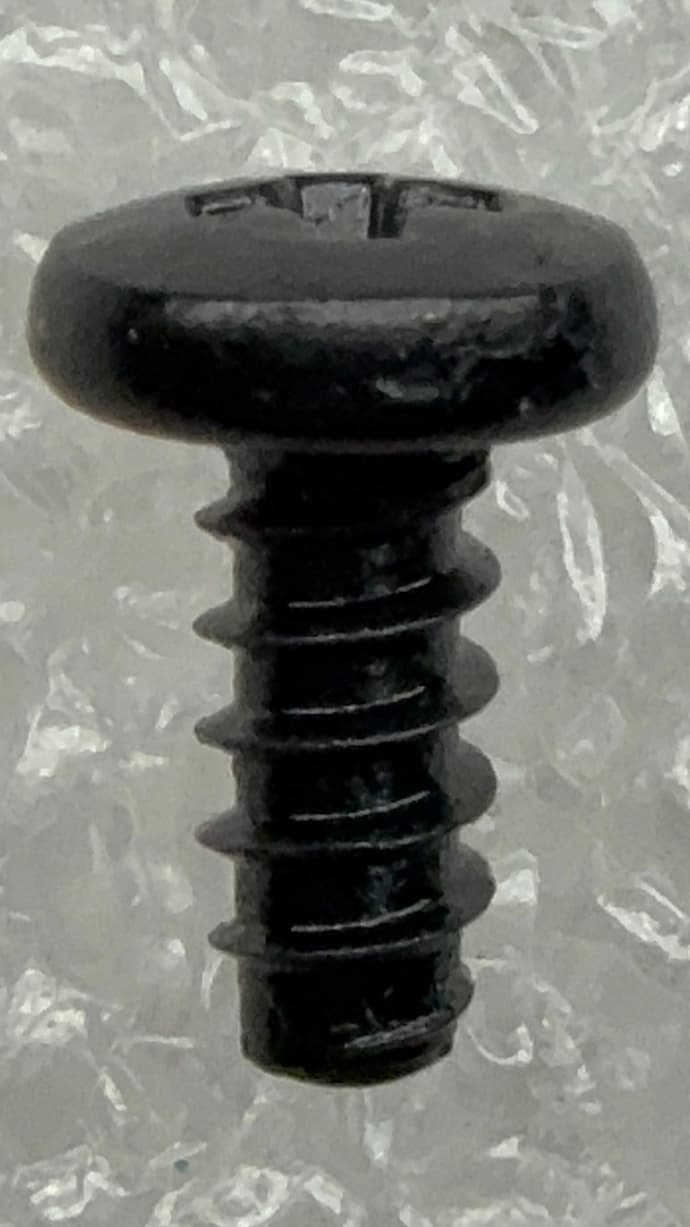 BH T M2×2mm 블랙 바인드헤드 마이크로나사 - MiniBolt