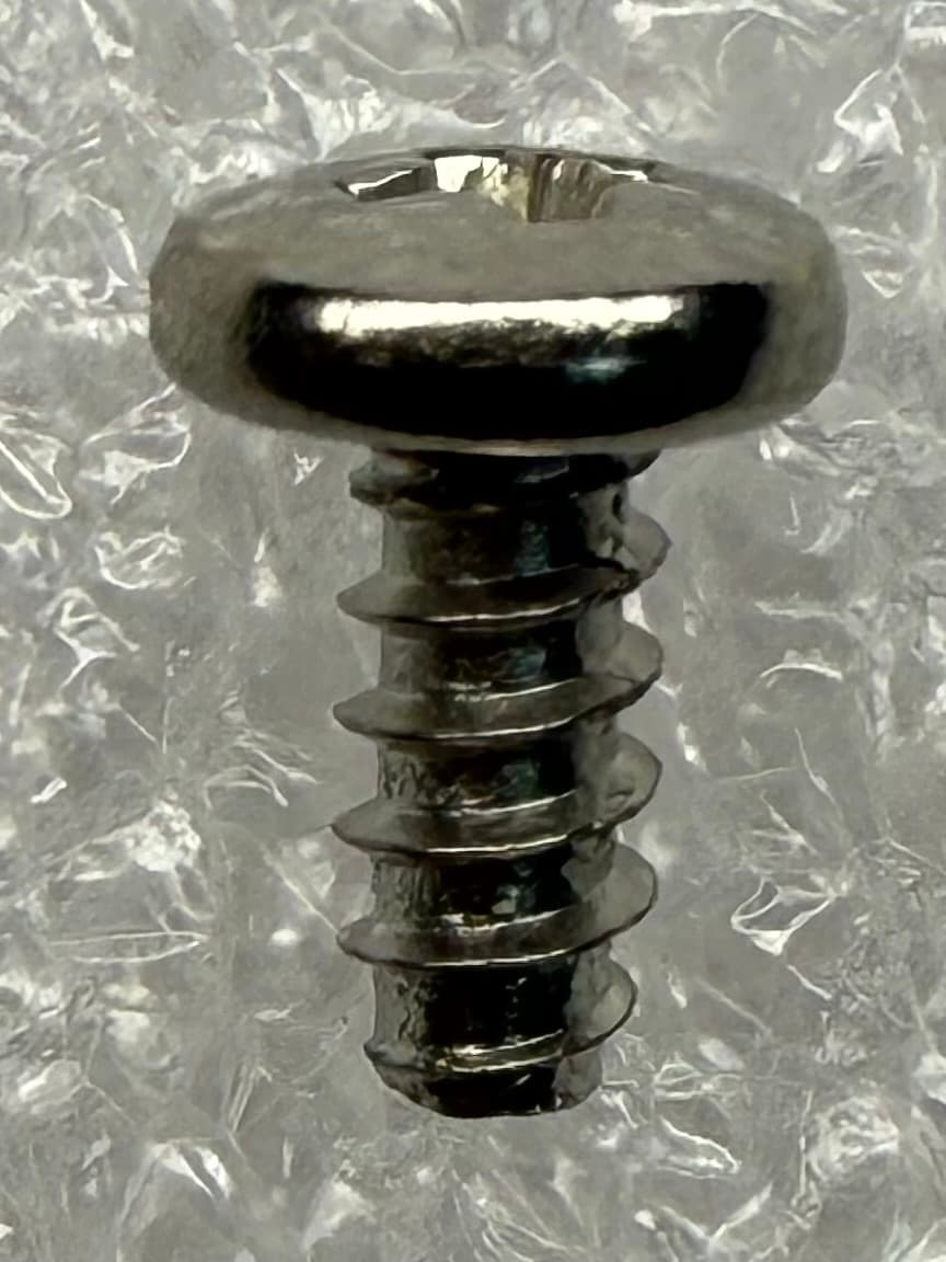 BH T M2×2.5mm 니켈 바인드헤드 마이크로나사 - MiniBolt