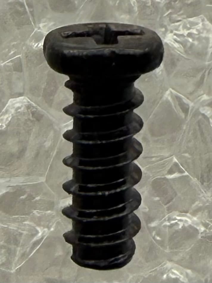 M/C T M1.4×3.2mm 블랙 마이크로스크류 블랙 마이크로 스크류 - M1.4x3.2mm SWCH18A 탄소강